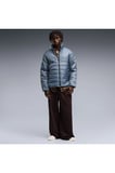 Essentials Padded Erkek Mavi Dik Yaka Mont