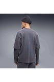 SELECT Essentials Longsleeve Gri Erkek Sweatshirt