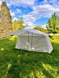 Zeycamping 2 Odalı 4 Mevsimlik Akrilik Kumaş Kamp Orman Dağcı Barınak 7 Kişilik Çadır