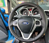 FORD FİESTA-COURİER ARACA ÖZEL DİKMELİ DİREKSİYON KILIFI(FABRİKASYON DERİLİ SİMİT İÇİN)