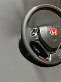 HONDA FB7 ARACA ÖZEL DİKMELİ DİREKSİYON KILIFI MİCROFİBERCARBONLU(AÇIKLAMAYI OKUYUNUZ)