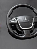 PEUGEOT 508 ARACA ÖZEL DİKMELİ DİREKSİYON KILIFI-FÜME İPLİ(AÇIKLAMAYI OKUYUNUZ LÜTF)
