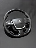 PEUGEOT 508 ARACA ÖZEL DİKMELİ DİREKSİYON KILIFI-FÜME İPLİ(AÇIKLAMAYI OKUYUNUZ LÜTF)