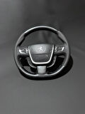 PEUGEOT 508 ARACA ÖZEL DİKMELİ DİREKSİYON KILIFI-FÜME İPLİ(AÇIKLAMAYI OKUYUNUZ LÜTF)