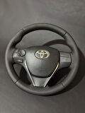 TOYOTA COROLLA 2013-2019 ARACA ÖZEL DİKMELİ DİREKSİYON KILIFI(DÜZ DERİ MODEL)AÇIKLAMAYI OKUYUNZ