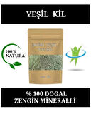 YEŞİL KİL DOĞAL YÜZ MASKESİ YEŞİL KİL MASKESİ YEŞİL TOZ KİL 100 GR.