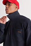 Loose Fit Bato Yaka Pamuklu Sweatshirt