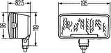 Hella Uzun Hüzme 12/24V H3 Halojen Sol-Sağ Far 1FJ358176-301