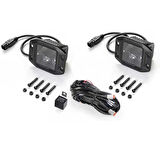 Hella Black Magic Cube 12/24V Led Far Yardimci Spot Takim Kit 1FA358176-831