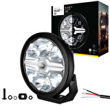 Hella Off-Road Valuefit Blade Led Uzun Far Siyah 18W 9" Beyaz Isik 1FJ357199-051