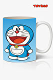 Doraemon Doraenuts Anime Temalı Beyaz Kupa Bardak Sevgiliye Arkadaşa Hediye