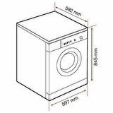 Teka Ankastre TK3 1490 1400 Devir 9 kg Çamaşır Makinesi