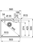 FRANKE Ubg 610-56 Bıanco Granit Mutfak Eviyesi