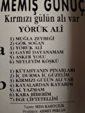 Muğlalı Memiş Günüç - Yörük Ali/Kırmızı gülün adı var -  1994 Türkiye Basım  Kaset Albüm-2.EL