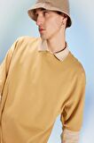 DeFacto Loose Fit Bisiklet Yaka Kısa Kollu Ağır Kumaş Basic Düz Tişört B4844AX23WNYL256