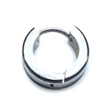 BZ 316L Çelik Çift Renk 5mm Halka Küpe UNK-701