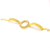 Yarım Altın Çerçeve Bileklik Çelik Altın Kaplama BLZ-623