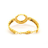 Yarım Altın Çerçeve Bileklik Çelik Altın Kaplama BLZ-623