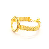 Yarım Altın Çerçeve Bileklik Çelik Altın Kaplama BLZ-620