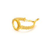 Çeyrek Altın Çerçeve Bileklik Çelik Altın Kaplama BLZ-643