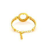 Çeyrek Altın Çerçeve Bileklik Çelik Altın Kaplama BLZ-643