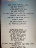 Müşerref Akay - Gece Kirpikli Kadın -  1997 Türkiye Basım  Kaset Albüm-2.EL
