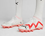 Puma Future Pro Fg/Ag Erkek Çim Zemin Kramponu 10736101 Beyaz