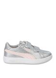 Puma Gri Kız Çocuk Yürüyüş Ayakkabısı 39468602-PumaSmash 3.0 Gliz Glam V