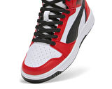 Puma Puma Rebound V6 Mid Jr Genç Günlük Ayakkabı 39383103 Kırmızı