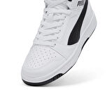 Puma Puma Rebound V6 Mid Jr Genç Günlük Ayakkabı 39383102 Beyaz