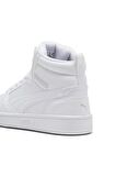 Puma Rebound V6 Mid Jr 393831 05 Unisex Sneaker Ayakkabı Beyaz 35,5-40 