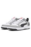 PUMA 37049020  Rebound Layup Lo SL Jr White- Black-Concrete Gray