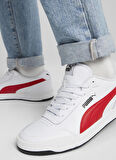 Puma 36986343 Caracal PUMA wWhite-For Al Beyaz - Kırmızı - Siyah Kadın Lifestyle Ayakkabı