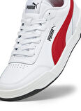 Puma 36986343 Caracal PUMA wWhite-For Al Beyaz - Kırmızı - Siyah Kadın Lifestyle Ayakkabı