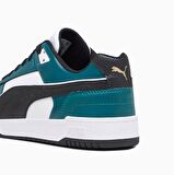 Puma RBD Game Low Erkek PUMA White-Black-Malachite Spor Ayakkabı - 386373 21