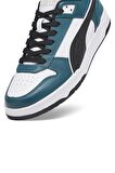 Puma Unisex Günlük Spor Ayakkabı RBD Game Low Beyaz Yeşil Sneaker 38637321