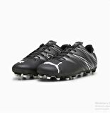 Puma Attacanto FG/AG Black - Silver Erkek Krampon - 107477 01