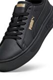 Puma Smash Platform v3 390758 07 Kadın Sneaker Ayakkabı Siyah 36-40 