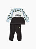 Puma Düz Siyah Erkek Çocuk Eşofman Takımı 67636801 ESS MIX MTCH Infants Jogge