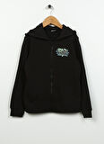 Puma Düz Erkek Çocuk Siyah Sweatshırt 67683101 ESS MIX MTCH Full-zip Hood