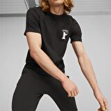 Puma Squad Graphic Erkek Siyah Tişört (676783-01)