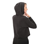675970-01 Puma Ess Elevated Cropped Hoodie Sand Dune Kadın Sweatshirt Siyah