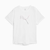 676070-02 Puma Evostrıpe Tee Kadın T-shirt WHİTE