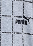 Puma Gri Kız Çocuk Dar Paça Uzun Dar Düz Tayt 62221504 PUMA X SPONGEBOB Leggings