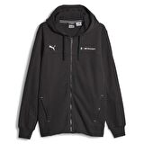 Puma BMW MMS Hdd Sweat Jacket Erkek Kapüşonlu Fermuarlı Sweatshirt Siyah 62122101