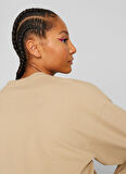 Puma Krem Kadın Bisiklet Yaka Sweatshirt 67600484-HER Crew