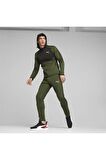 Puma EVOSTRIPE Hoodie DK Yeşil Erkek Eşofman Üstü