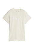 Puma 67600087 HER Tee Alpine Snow Beyaz Yuvarlak Yaka Regular Fit Düz Kadın T-Shirt