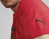 Puma Ferrari Race tonal Big Shield Tee Rosso Erkek T-Shirt