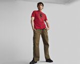 Puma Ferrari Race tonal Big Shield Tee Rosso Erkek T-Shirt